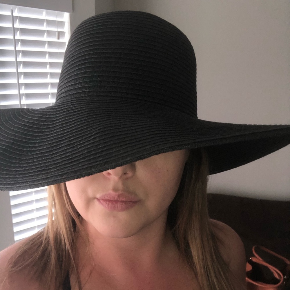 Black Floppy Hat